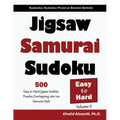 Jigsaw Samurai Sudoku: 500 Easy to Hard Jigsaw Sudoku Puzzles Overlapping into 100 Samurai Style