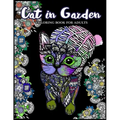 Cat in Garden Coloring Book For Adults: Cats with their hats and Floral in the Garden Theme