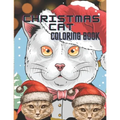 Christmas cat coloring book: Best quality Christmas cat coloring book for kids