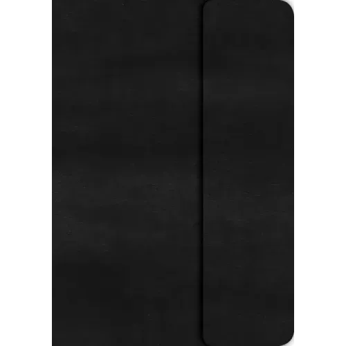 KJV Large Print Compact Reference Bible, Black Leathertouch with Magnetic Flap