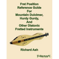 Fret Position Reference Guide For Mountain Dulcimer, Hurdy Gurdy, And Other Diatonic Fretted Instruments