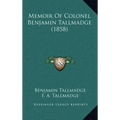 Memoir of Colonel Benjamin Tallmadge (1858)