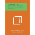 Landslides And Engineering Practice: Highway Research Board, Special Report No. 29