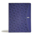 CSB Tony Evans Study Bible, Purple Leathertouch, Indexed: Black Letter, Study Notes and Commentary, Articles, Videos, Ribbon Marker, Sewn Binding, Eas