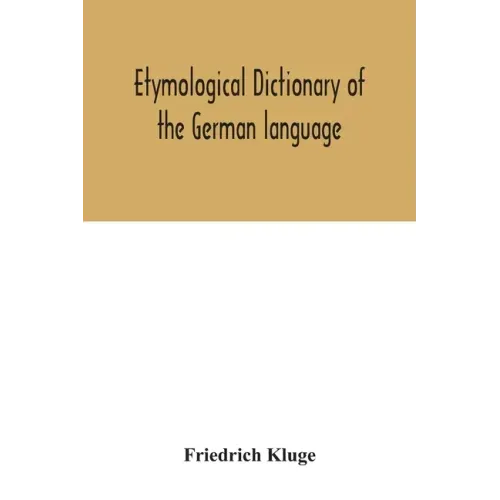 Etymological dictionary of the German language