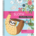 Color & Frame - Sloth (Adult Coloring Book)