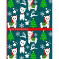 Kids Story Writing & Drawing Book: Festive Christmas Llama Pattern