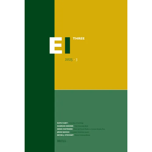 Encyclopaedia of Islam - Three 2025-3