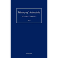 History of Universities: Volume XXXVIII/1
