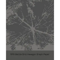 RPG Battle Grid Hexagon Graph Paper: Honeycomb Hex Tiles for Tactical Game Strategy Planning