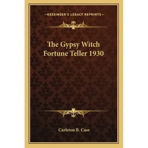 The Gypsy Witch Fortune Teller 1930