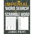 Imperial Word search and Scramble word large print: puzzles Word search grid with 1200 Words for searching and scrambled word, Gift for adults or teen