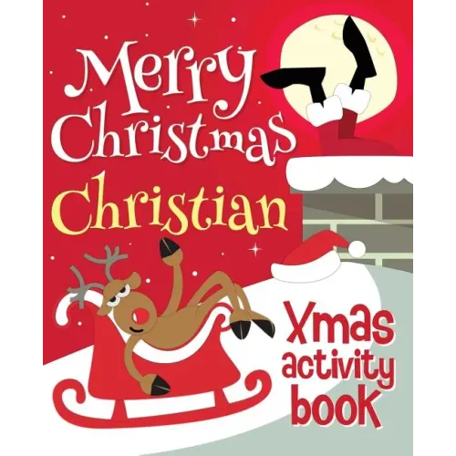 Merry Christmas Christian - Xmas Activity Book: (Personalized Children's Activity Book)