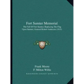Fort Sumter Memorial: The Fall Of Fort Sumter; Replacing The Flag Upon Sumter; General Robert Anderson (1915)