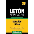 Vocabulario español-letón - 7000 palabras más usadas