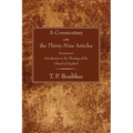 A Commentary on the Thirty-Nine Articles