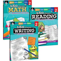 180 Days(tm) Reading, Writing and Math for Grade 2: 3-Book Set: Practice, Assess, Diagnose