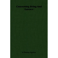 Concerning Being and Essence