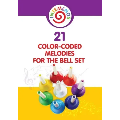 21 Color-coded melodies for Bell Set: Color-Coded visual for 8 Note Bell Set