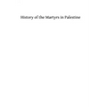 History of the Martyrs in Palestine