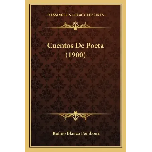 Cuentos de Poeta (1900)
