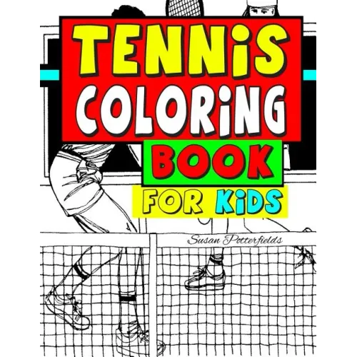 Tennis Coloring Book For Kids