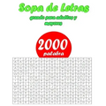 Sopa de letras grande para adultos y mayores: Ejercicios memoria, regalos para personas mayores