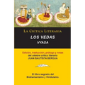Los Vedas, Vyasa, Colección La Crítica Literaria por el célebre crítico literario Juan Bautista Bergua, Ediciones Ibéricas