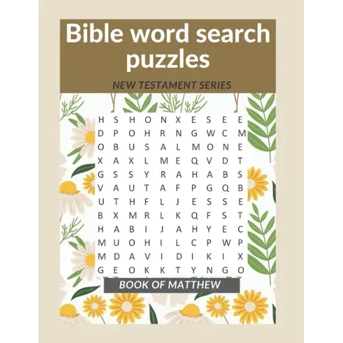 Bible word search puzzles: New Testament series: Book of Matthew