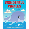 Wonderful Whales Marine Life Coloring Book