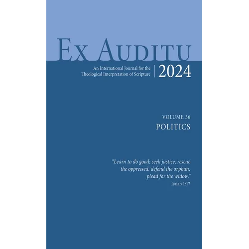 Ex Auditu - Volume 36