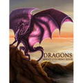 Dragons: Adult Coloring Book: Large, Stress Relieving, Relaxing Dragon Coloring Book for Adults, Grown Ups, Men & Women. 45 One