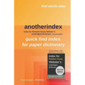 anotherindex: Index for Random House Webster's unabridged dictionary second edition