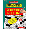 Large Print SPANISH CROSSWORD Fill-in Puzzles; Vol.2