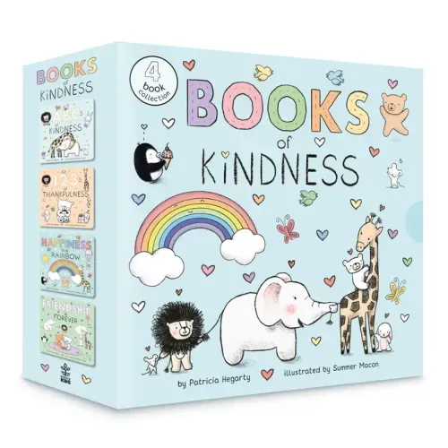 Books of Kindness: ABCs of Kindness; 123s of Thankfulness; Happiness Is a Rainbow; Friendship Is Forever