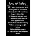 happy39th birthday The 7 Rules of Life
