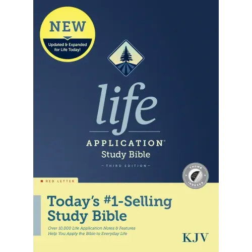 KJV Life Application Study Bible, Third Edition (Hardcover, Indexed, Red Letter)