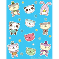 Sticker Album For Girls: 100 Plus Pages For PERMANENT Sticker Collection, Activity Book For Girls, Blue - 8.5 by 11