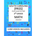 3th Grade SOUTH CAROLINA PASS TEST, 2019 MATH, Test Prep: 3th Grade SOUTH CAROLINA PALMETTO ASSESSMENT of STATE STANDARDS TEST 2019 MATH Test Prep/Stu