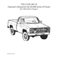 TM 9-2320-289-10 Operator's Manual for the M1008 series of trucks