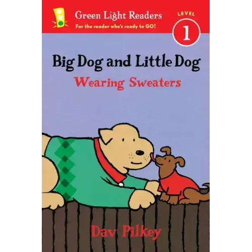Big Dog and Little Dog Wearing Sweaters