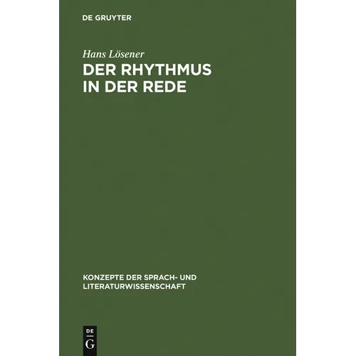 Der Rhythmus in der Rede