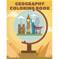 Geography Coloring Book: World Map Animals Flags Buildings For Kids Education
