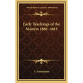 Early Teachings of the Masters 1881-1883