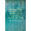 Do Something Today That Your Future Self Will Thank You For Lined Journal: Inspirational Journal: Motivational Green Lined Notebook