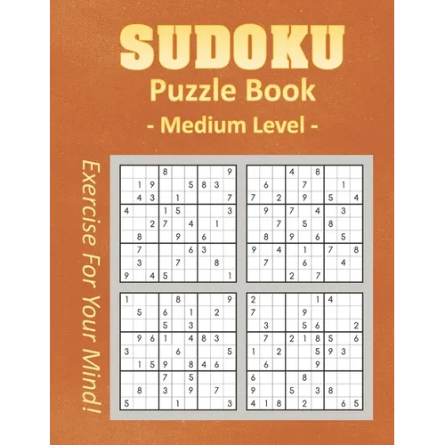 Sudoku Puzzle Book - Medium Level
