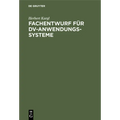 Fachentwurf für DV-Anwendungssysteme