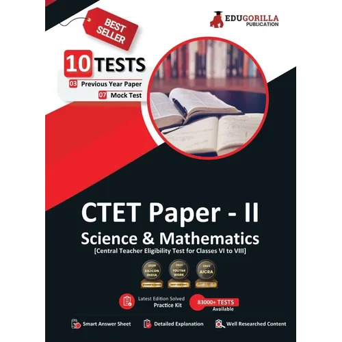 CTET Paper-II: Science and Mathematics Book 2023 (English Edition) - 7 Mock Tests and 3 Previous Year Papers (1500 Solved Questions) with Free Access