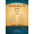 Sudoku X 9x9 Deluxe - Extreme - Volume 12 - 468 Logic Puzzles