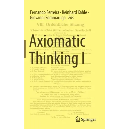 Axiomatic Thinking I